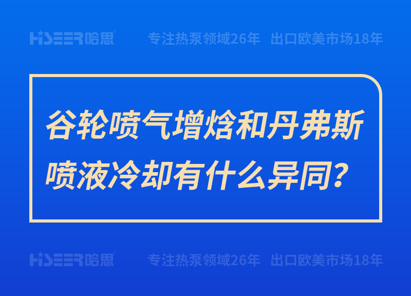 谷輪噴氣增焓和丹弗斯噴液冷卻有什么異同？